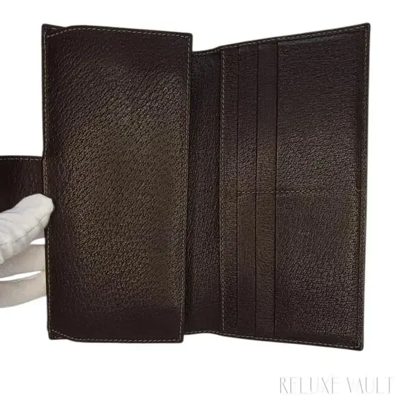 Abbey GG Canvas Continental Wallet - Picture 3 of 15